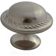 thumbnail image 2 of GlideRite  1.125-inch Satin Nickel Round Rope Cabinet Knobs (Case of 25), 2 of 4