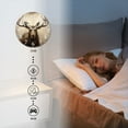 thumbnail image 4 of Decorative Round Wall Clocks Non-Ticking Silent Battery Operated Clocks with Photo for Bedroom,Living Room-Majestic Moose With Large Antlers Stands In Front Of Forest(14inch), 4 of 4