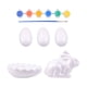 thumbnail image 4 of Kit de pintura de Pascua, adornos, premios, suministros, manualidades creativas de Pascua. 3 huevos, 4 of 8