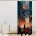 thumbnail image 2 of Independence Day Waterproof Printed Shower Curtain Set with Hooks - Bathroom Decoration - Curtain Sets, 2 of 6