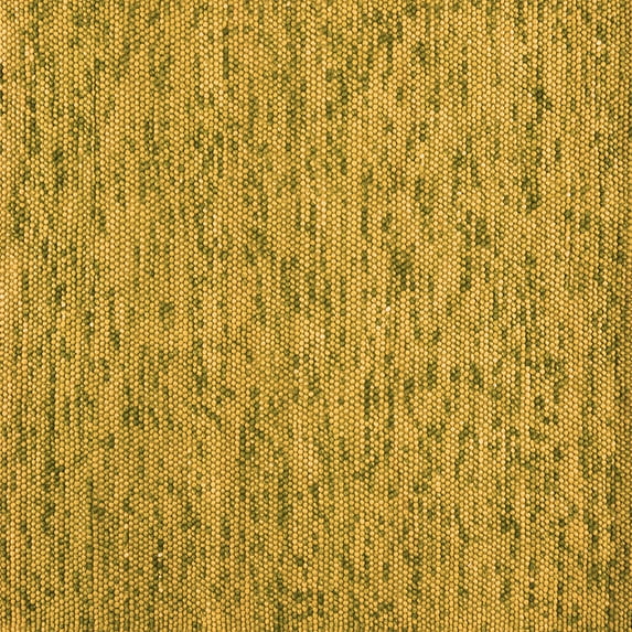 Ahgly Company Indoor Square Abstract Orange Contemporary Area Rugs, 6' Square