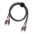 thumbnail image 2 of Cable 2 2 RCA 3 piezas 6 Pies 10 Pies 16 Pies 32 Pies Audio Estéreo DVD 1m Hugo Cable de audio RCA macho a macho, 2 of 10