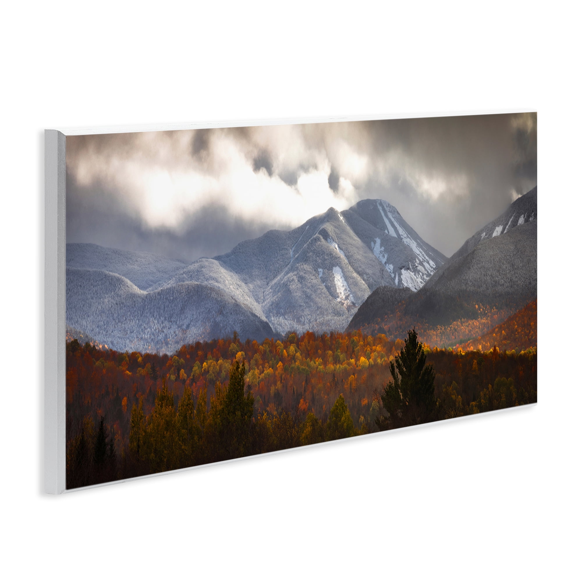 Stupell Industries Colliding Seasons Mountainscape Wall Plaque Art, design by Jonathan Zaharek