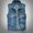 Blue, variant on KTMKH Mens Short Sleeve Shirt Fashion Denim Vest Casual Cowboy Jacket In Shoulder Blouse