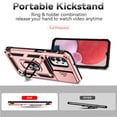 thumbnail image 3 of Estuche GANGXUN para Samsung Galaxy A13 4G, soporte giratorio 360°, estilo mecánico y magnético, 3 of 5