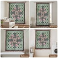 thumbnail image 6 of Farmhouse Flowers Sheer Curtains 84 Inches Long, Ethnic Retro Abstract Pattern Lattice Light Filering Curtains, Breathable Simi Curtain Privacy Drapes for Living Room Bedroom Window Treatment, 6 of 9