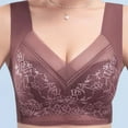 thumbnail image 4 of L-6L Women Large Bra Push Up Ice Silk Seamless upper Bralette Lace Wireless Summer Bras Plus Size Top Lingerie Underwear 15019, 4 of 9