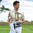 thumbnail image 3 of Balery Dutch Windmill Camisa Polo de Hombre con Estampado, de Manga Corta y Tejido Medio, Camisa Tipo Golf Polo-X-Large, 3 of 6