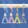 thumbnail image 3 of QualitChoice Leashes Tow Adjustable Animal Rope Leads Traction Interesting Chest Strap Set Corgi Teddy Cable Long-Lasting Pet Gray S, 3 of 6