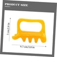 thumbnail image 2 of Topboutique Handheld Massager,Neck Massager Resin Massager Shoulder Massager Back Massager Guasha Tools Manual Scalp Massager Scraping Massage Comb Stress Relief Relax Body Massage Tool,Yellow, 2 of 9