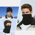 thumbnail image 3 of Unisex Winter Fleece Lined Neck Gaiter, Windproof Ski Scarf Face Mask for Outdoor Skiing Hiking, Multiple Colors Available, 3 of 9