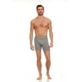 thumbnail image 5 of LINCOLN CARTER Mens Underwear Boxer Briefs - Breathable Anti Chafing Sports Boxers for Men Pack of 6 - Soft Cooling Taglesss, Grey/Black/XXL, 5 of 7