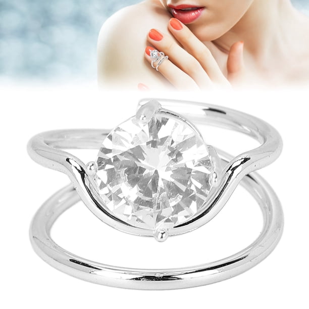 Anillo de Cobre para Umas Galvanizado, Punta del Dedo anular, Joyería Elegante de Uso Diario para Fiestas