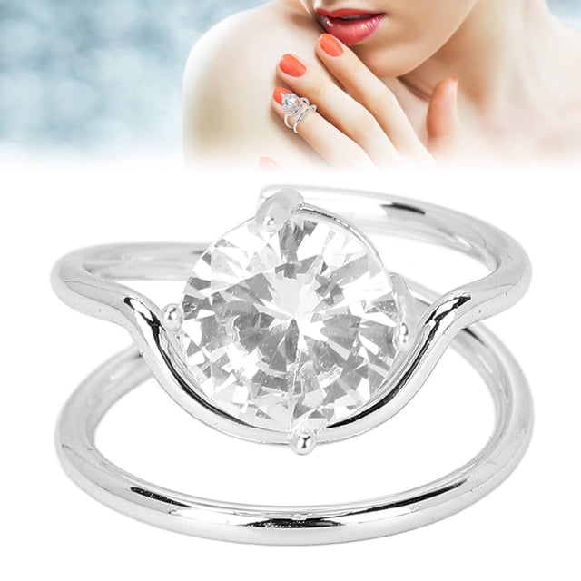 Anillo de Cobre para Umas Galvanizado, Punta del Dedo anular, Joyería Elegante de Uso Diario para Fiestas