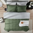 thumbnail image 3 of Nestl Twin XL Size Comforter Set 9 Piece Reversible Comforter Set Twin XL Bed in a Bag Twin XL All Season, Twin XL Bed In A Bag With 2 Memory Foam Pillows&nbsp;, 3 of 7