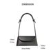 thumbnail image 4 of Bolso cuadrado pequeño de cuero Pu para mujer, bandolera francesa Simple de un hombro, color sólido, a la moda, 4 of 5