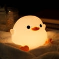 thumbnail image 1 of Lámpara Amaredom Pato DoDo Recargable de Silicona Luz Nocturna, 1 of 8