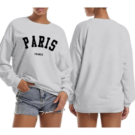Womens Sweatshirt Oversized Sweatshirts Crewneck Long Sleeve Pullover Christmas Shirts Women Hoodies Ladies Zip up Shirts Fashion Sweatshirt Graphic Jogging Suit Active Women Jacket with Hoodie Fall