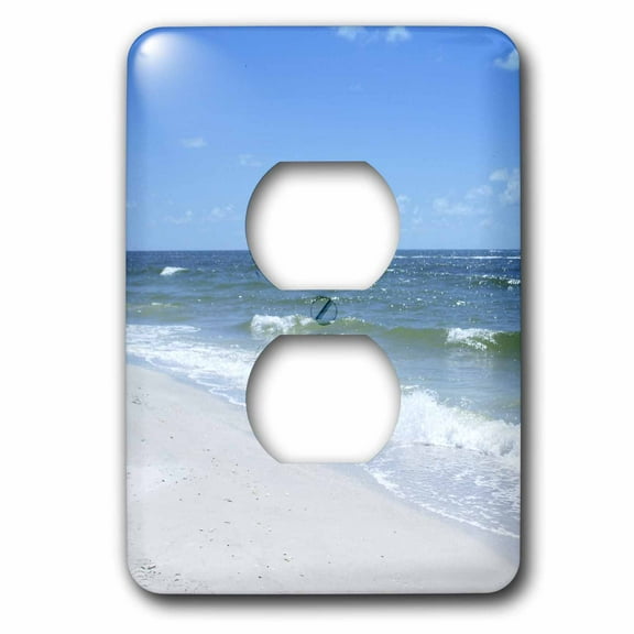 3dRose, Beach Wave III, 2 plug outlet cover