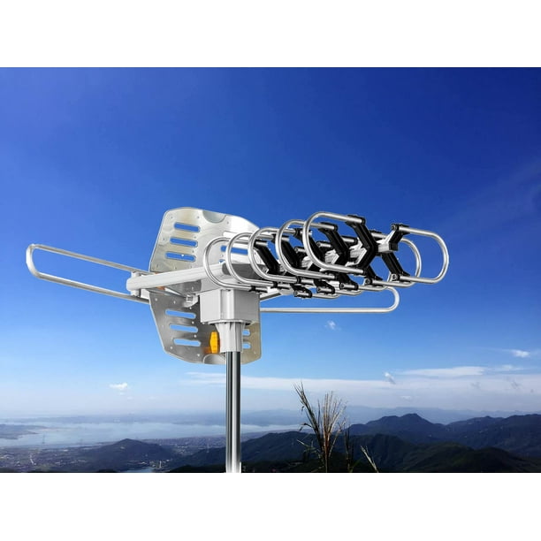 Ktaxon 150MILES OUTDOOR TV ANTENNA MOTORIZED AMPLIFIED HDTV HIGH GAIN