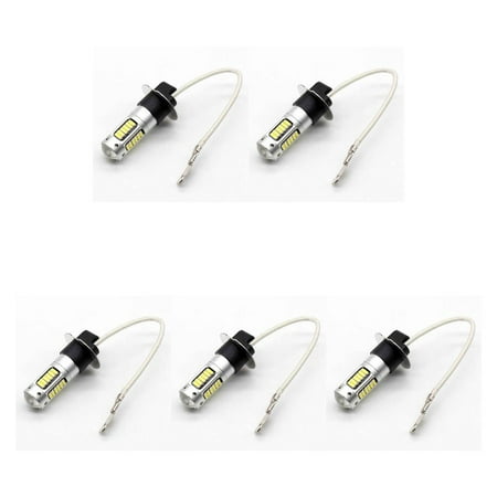 

10pcs H3 4014 25W Aluminum Alloy High Power 30LED Automobile White Fog Light Lamp Auto Bulb Set DC 12V 6000K