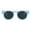 Blue Frame (Changes to Green), variant on HECCEI Pebblie Baby Sunglasses with Strap - UV 400 Polarized Sunglasses, Ages 0-2 Black