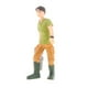 thumbnail image 4 of Figura de acción de PVC de un granjero o trabajador., 4 of 7