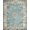 Blue Beige, Pattern 10, variant on ODIKA 8'x10' Washable Area Rug Non-Shedding, Easy Care, Beige Vintage Distressed Boho Ornate Center Geometric Border for King Size Bedroom Under Bed, Master Suite