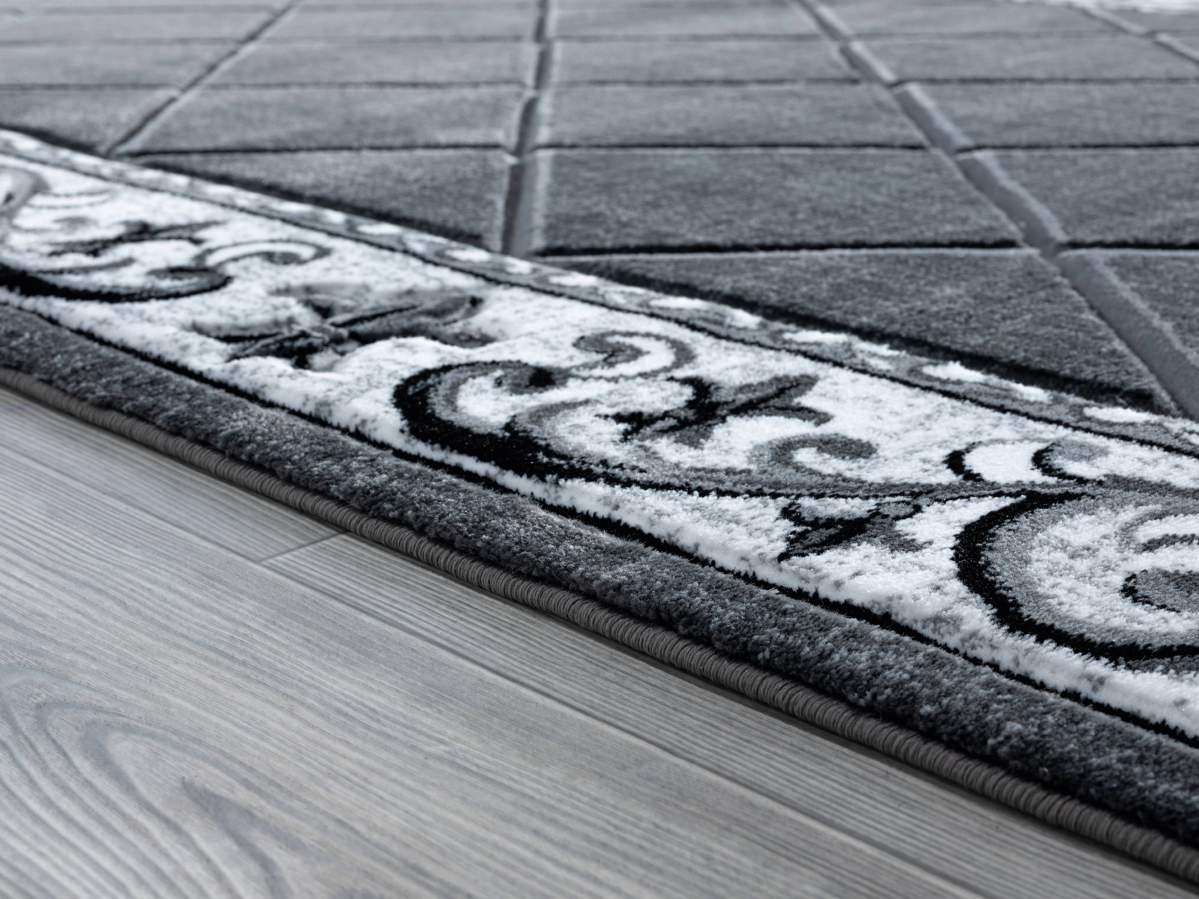 United Weavers Drachma Kengsley Transitional Border Accent Rug, Grey, 1'10" x 2'8"
