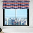thumbnail image 6 of Fourth of July decor Curtains Clearance Small Kitchen Curtain Independence Day Window Curtain USA Flag Printed Window Treatments Cabinet Curtains, 137x45cm, 6 of 7