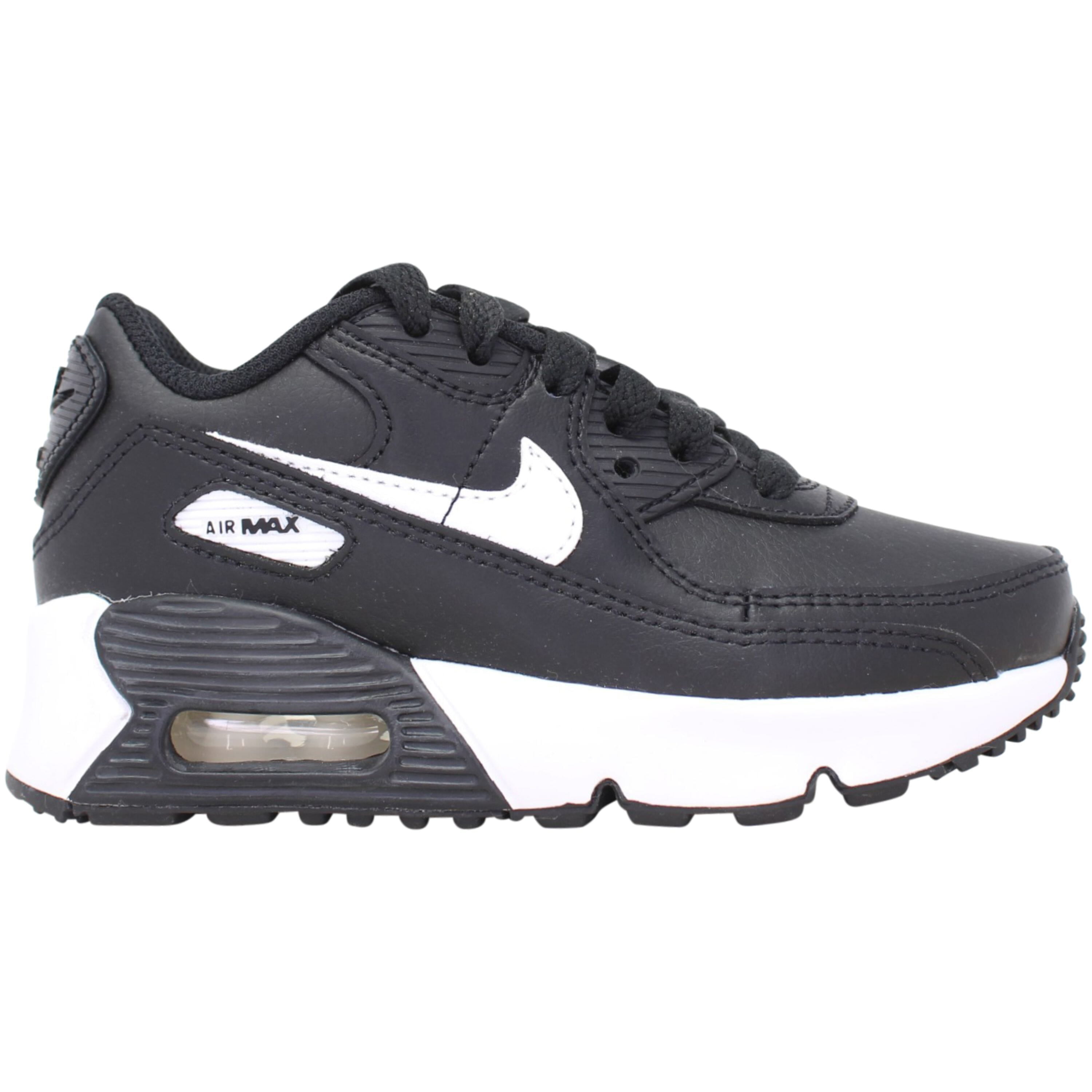 Nike Air Max 90 (PS) Kids' Shoes Black-White cd6867-010 Walmart.com