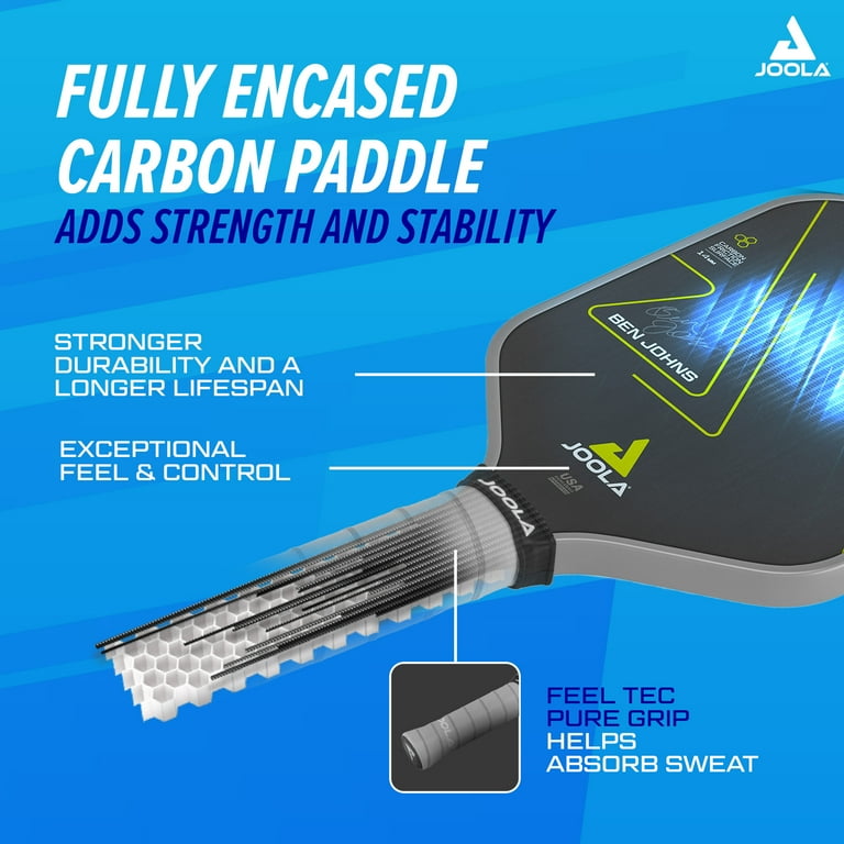 JOOLA Ben Johns Hyperion C2 Pickleball Paddle with Charged Carbon