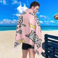 thumbnail image 4 of GZHJMY Cute Leopard Cat Beach Towel Oversized Towel Blanket, Thin Lightweight Microfiber Sand Free Quick Dry Towel, 31”X71” Multipurpose Pool Bath Yoga Swim Shower Towel, 4 of 7
