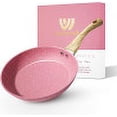thumbnail image 1 of Sartén antiadherente, sartén para huevos rosados de 9.5 pulg, 1 of 1
