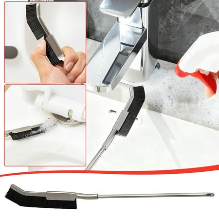 Bathroom Crevice Brush | Multifunctional Tile Grout Cleaner – Window Track & Appliance Seal Cleaning | Ergonomic Handle | Stiff Nylon Bristles | 1 Pack | 15.5cm Length Bathroom Crevice Brush | Multifunctional Tile Grout Cleaner – Window Track & Appliance Seal Cleaning | Ergonomic Handle | Stiff Nylon Bristles | 1 Pack | 15.5cm Length