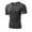 Grey, variant on Compression Shorts Men Spandex Sport Short Sleeve Athletic Workout Running Performance Baselayer Underwear