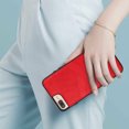 thumbnail image 6 of Allytech Wallet Case for iPhone 8 Plus/7 Plus - 2 Card Holder - Military Grade Drop Protection - Ultra Slim & Protective - Premium PU Leather Shockproof Phone Case for Women & Men - Red, 6 of 7