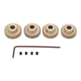 thumbnail image 1 of Engranaje de motor de rueda dentada 48DP 0.53M 1/10 5 mm Juego de engranajes de motor de aleación de aluminio para modelo de coche de control remoto 31T 32T 33T 34T, 1 of 14