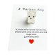 thumbnail image 2 of Bonita Tarjeta de Bolsillo de Resina con Forma de Perrito Pequeño, Tarjeta de Regalo Decorativa., 2 of 6