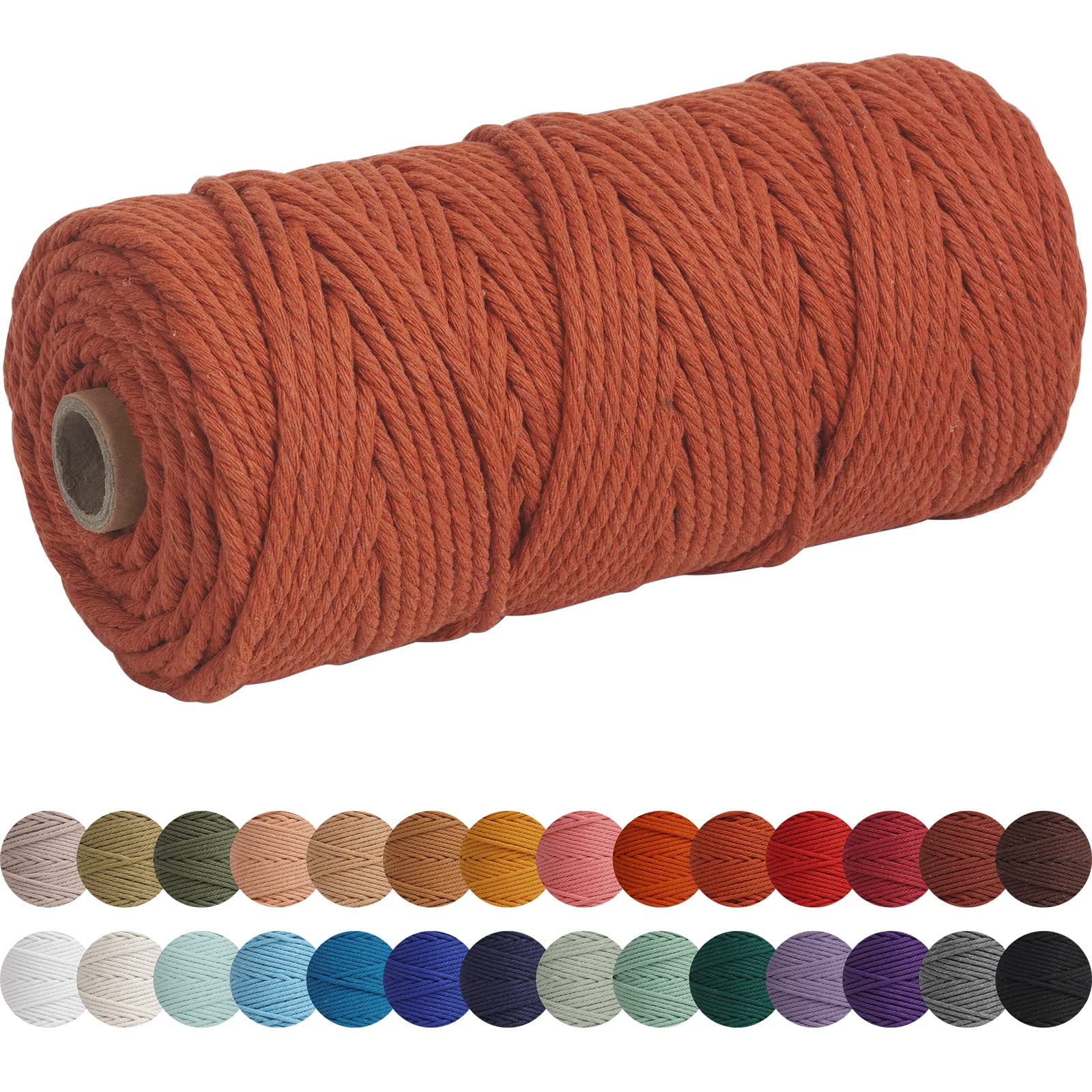 3mm Triple Strand Macrame Rope – Ribbons and Spools