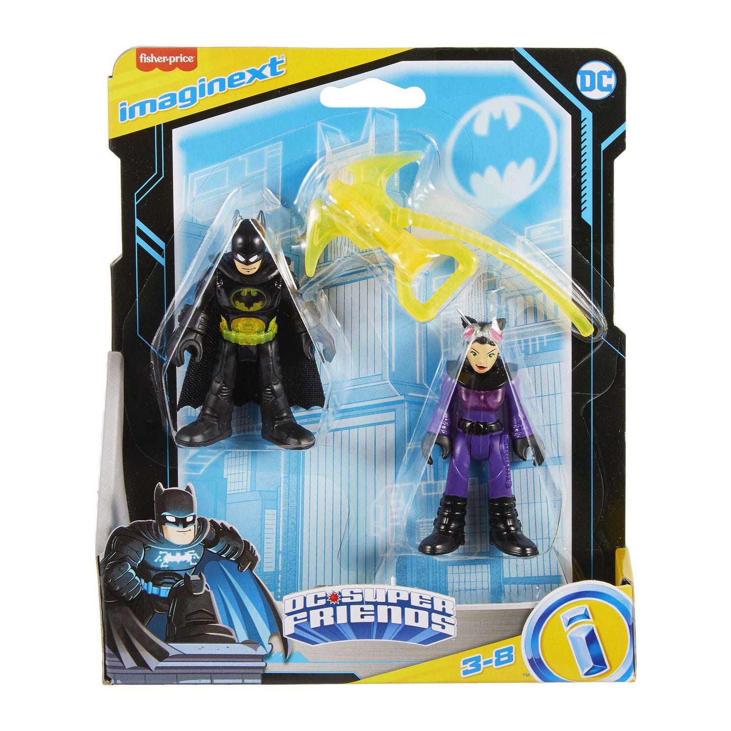 Véhicule Batcycle DC Super Friends Imaginext de Fisher-Price