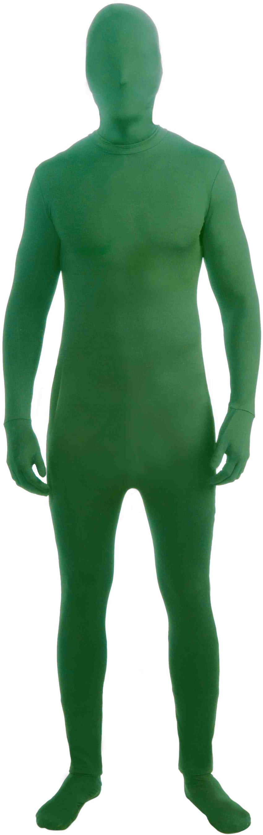 green lycra jumpsuit