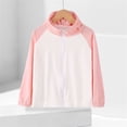 thumbnail image 6 of OGLCCG Boys Sun Protection Jacket UPF 50+ Zip-Up Rash Guard Hoodie Jacket Lightweight Running Active Zipper Jackets for Kids 0-15 Years, 6 of 7