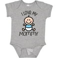 thumbnail image 3 of Inktastic I Love My Mommy Baby Boy Boys Baby Bodysuit, 3 of 5
