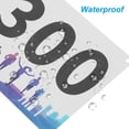 thumbnail image 5 of Uxcell Tearproof Running Bib Numbers 7x6 Inch, 201-300 Waterproof Race Competitor Numbers with Safety Pin , Multicolor, 5 of 7