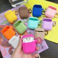 thumbnail image 2 of Silicone Earphone Cases For Airpods 1/2/3 Wireless Earphone Cover Protective Case For Apple Airpods Pro Case Air Pods 2/1 Cover Yellow For AirPods Pro, 2 of 6