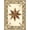 Cream Burgundy Mustard, Pattern 2, variant on ODIKA Grid Distressed Farmhouse Checkered Motif Vintage Border Primitive Flowing Foldable Easy Care for King Size Bedroom, Master Suite, Under Bed