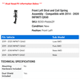 thumbnail image 2 of Front Left Strut and Coil Spring Assembly - Compatible with 2014 - 2020 INFINITI QX60 2015 2016 2017 2018 2019, 2 of 2
