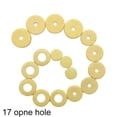 thumbnail image 1 of MYG 16/17 Hole CKey Open Hole Flute Button Sound Hole Flute Pads Casing Button Mat, 1 of 5