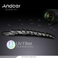 thumbnail image 4 of 77 mm Lente de UV Filtro de UV filtro protector UV Ultra-Violeta para Canon Nikon DSLR cámara Andoer Lente UV, 4 of 6